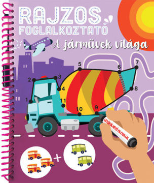 Rajzos foglalkoztató - A járművek világa termékhez kapcsolódó kép
