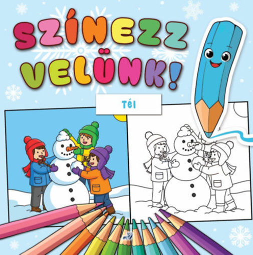 Színezz velünk! - Tél termékhez kapcsolódó kép