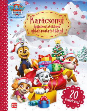 Mancs Őrjárat - Karácsonyi foglalkoztatókönyv ablakmatricákkal termékhez kapcsolódó kép